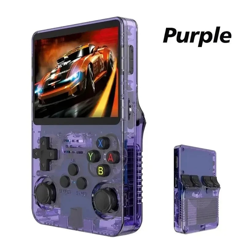Retro Handheld Video Game Console Linux System 3.5 Inch IPS Screen R35s Plus Portable Pocket Video Player 64GB
