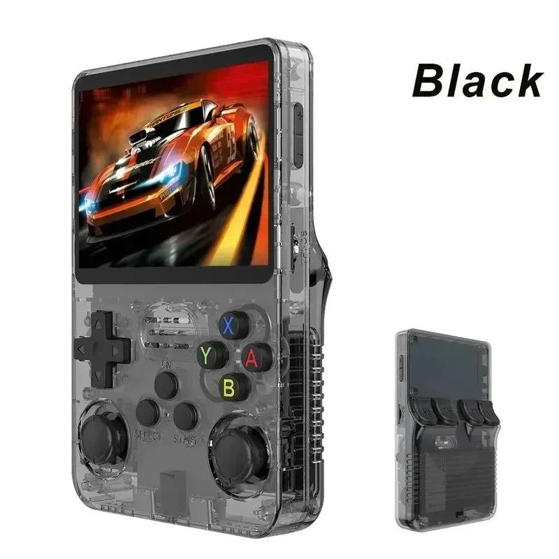 Retro Handheld Video Game Console Linux System 3.5 Inch IPS Screen R35s Plus Portable Pocket Video Player 64GB