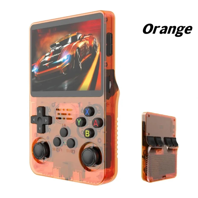 Retro Handheld Video Game Console Linux System 3.5 Inch IPS Screen R35s Plus Portable Pocket Video Player 64GB