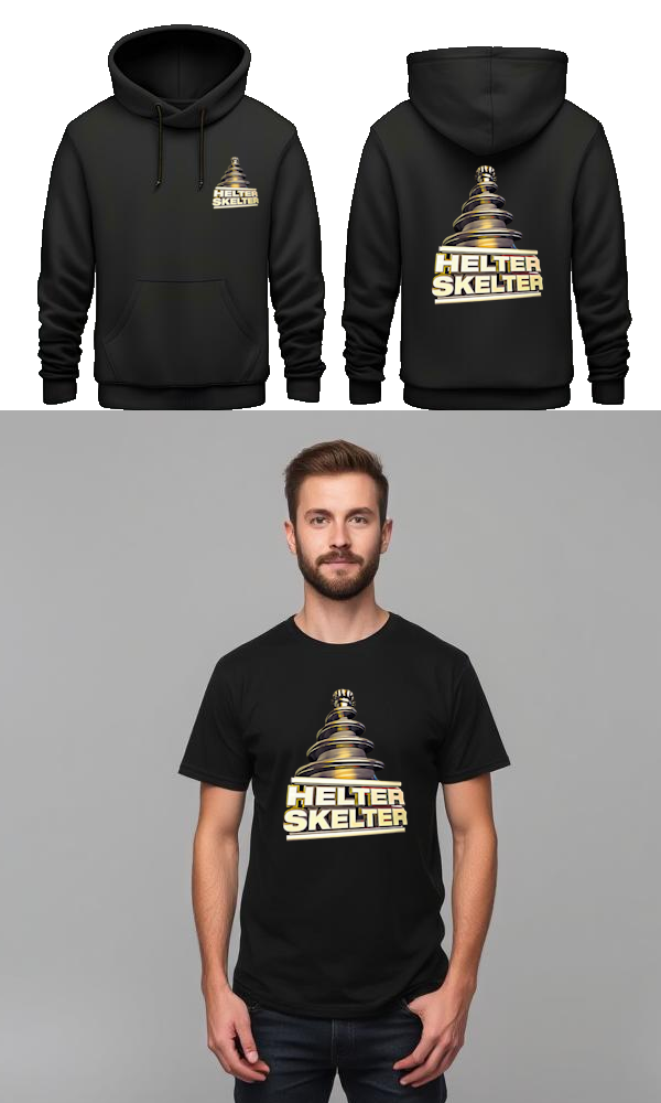 Helter Skelter Rave T Shirt And Hoodie Bundle Men Women
