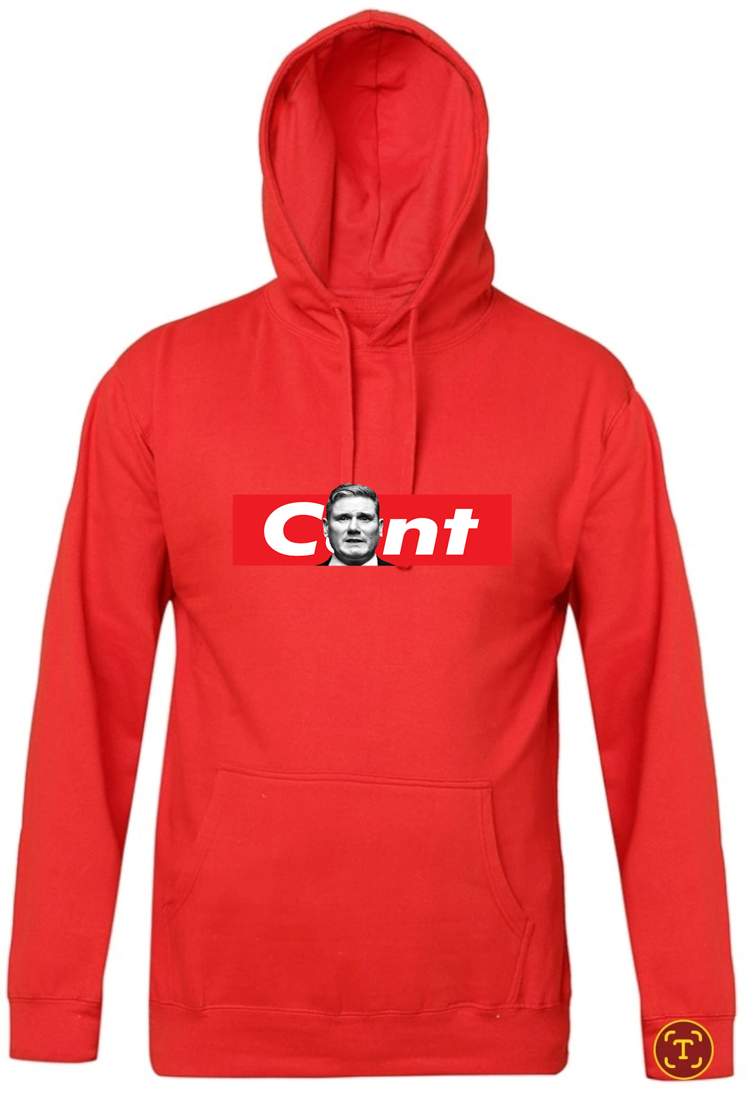 Funny Keir Starmer Supreme Style Rude Offensive C#nt Hoodie