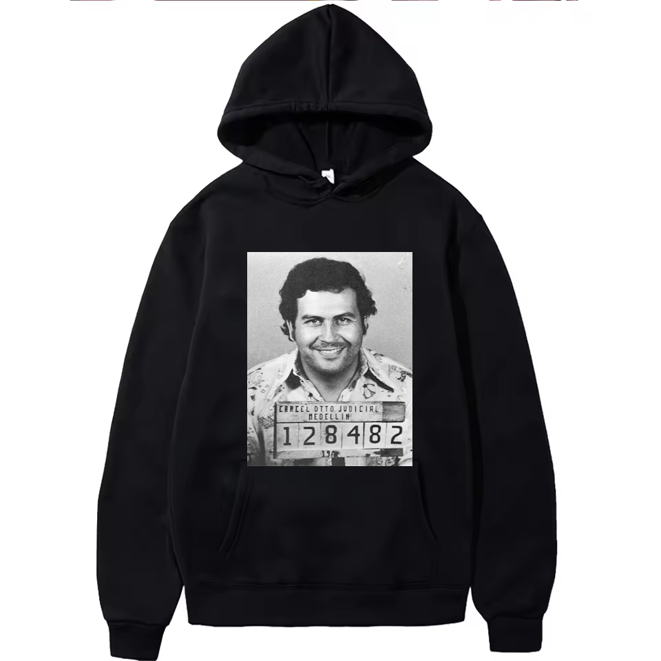 Pablo Escobar Mugshot Poster Print Hoodie
