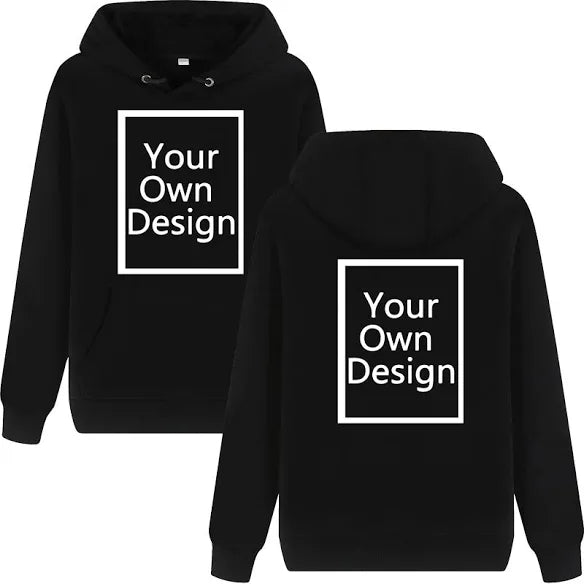 Personalised Hoodie with Text/Logo - Custom Hoodies