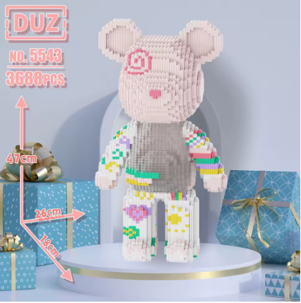 Brick Bear Building Blocks - Teddyblocks Building Kits