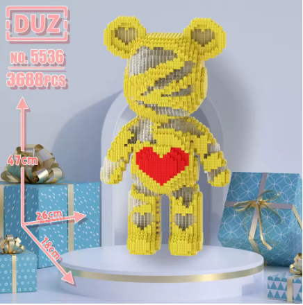 Brick Bear Building Blocks - Teddyblocks Building Kits