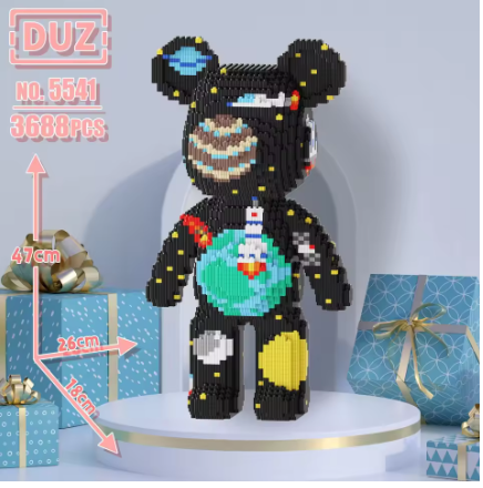 Brick Bear Building Blocks - Teddyblocks Building Kits