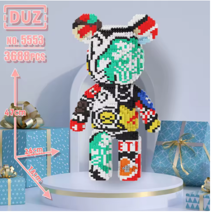 Brick Bear Building Blocks - Teddyblocks Building Kits
