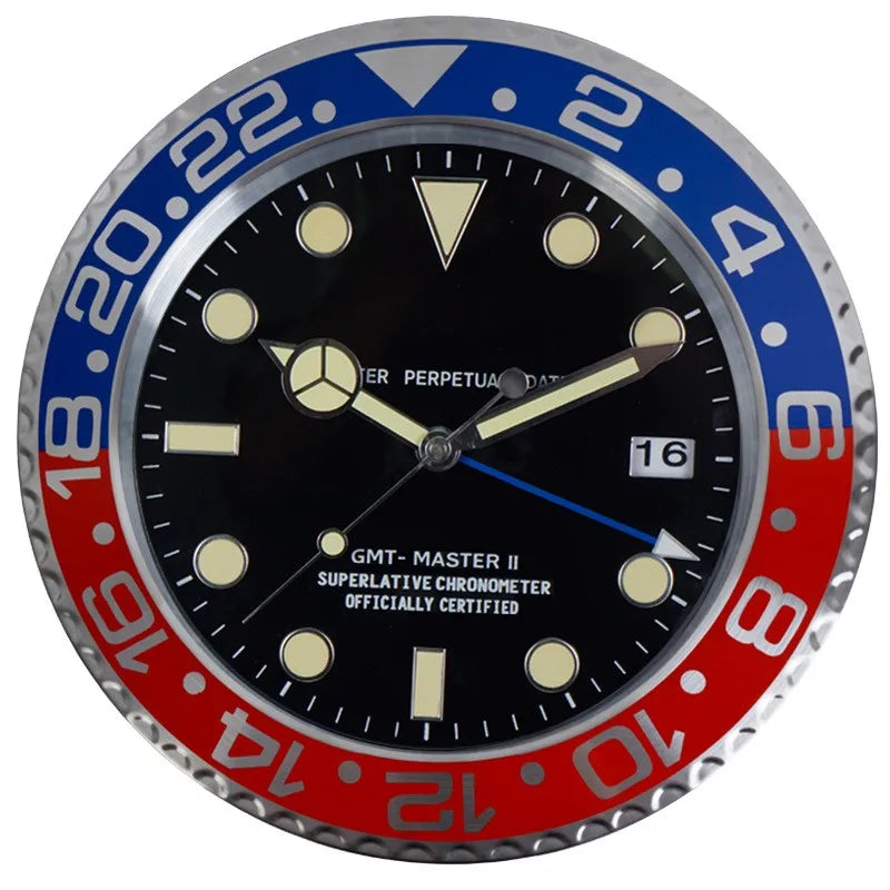 Rolex Wall Clock Luminous Luxury Watch Clock