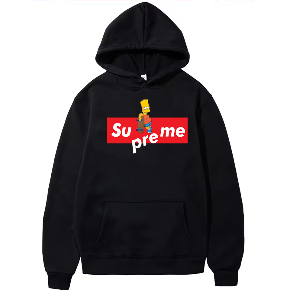 Bart Simpson Supreme Inspired Hoodie Men Women