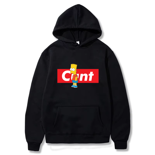 Funny Supreme Style Simpsons Rude Offensive Hoodie