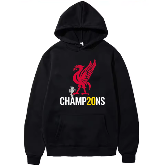 Liverpool FC Premier League Champ20ns Winners 2025 YNWA Hoodie LFC Men Womens