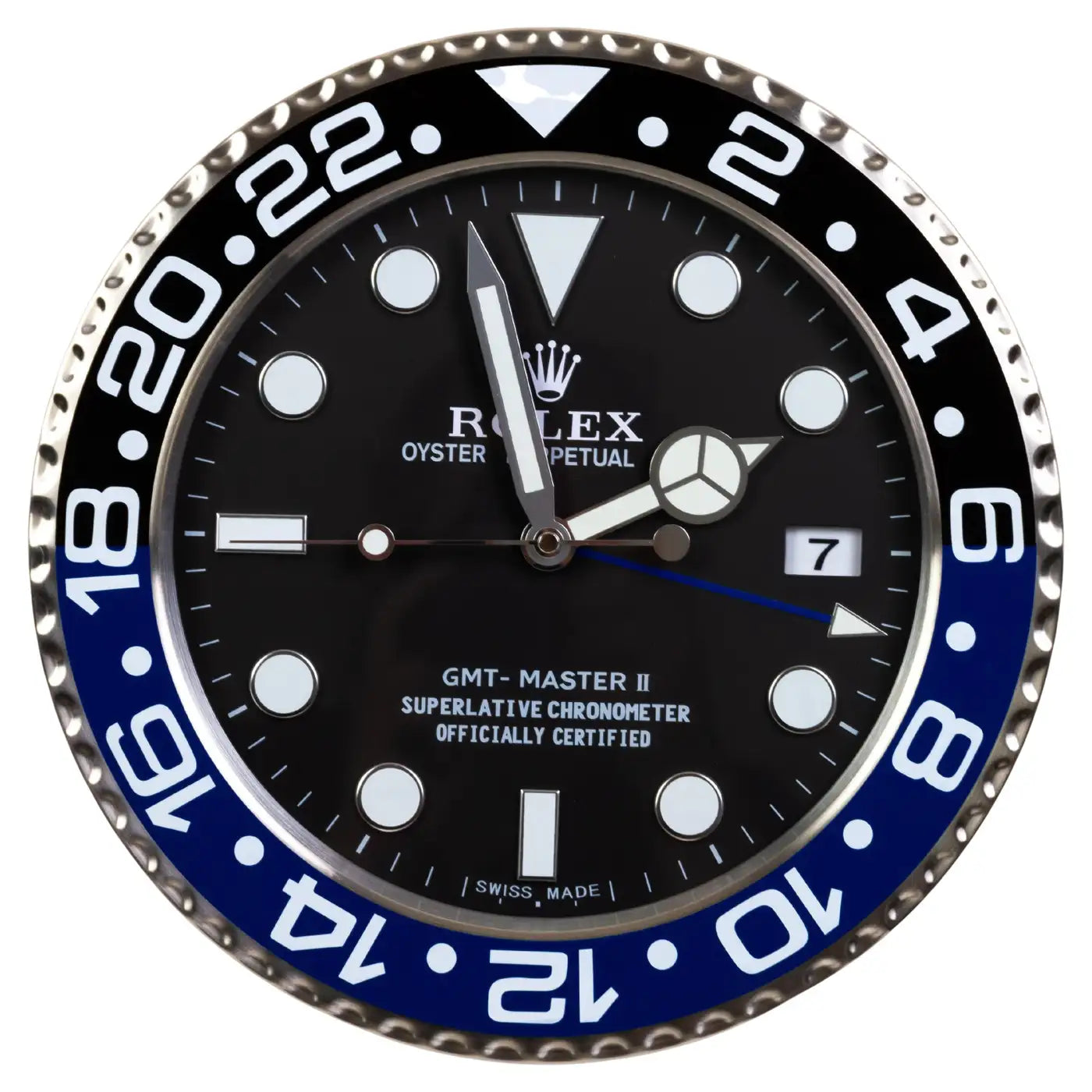Rolex Wall Clock Luminous Luxury Watch Clock