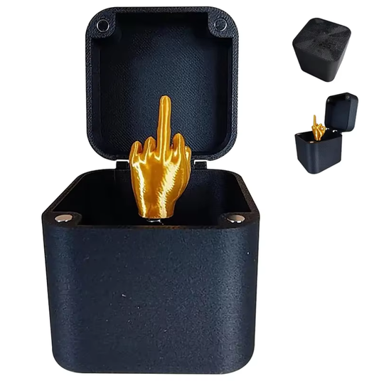 Middle Finger In A Box Funny Surprise Pop up Christmas Novelty Fun Gifts
