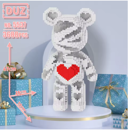 Brick Bear Building Blocks - Teddyblocks Building Kits