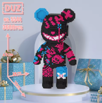 Brick Bear Building Blocks - Teddyblocks Building Kits