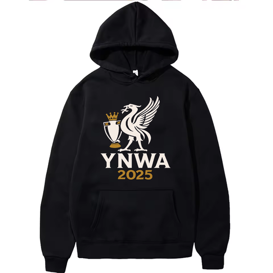 Liverpool FC Premier League Champions Winners 2025 YNWA Hoodie LFC Men Womens