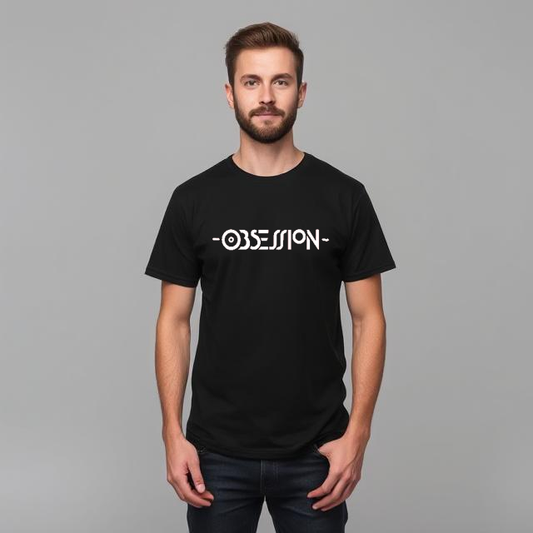 Obsession 90's Rave T-Shirt- Hardcore - Drum & Bass - Flyer Art