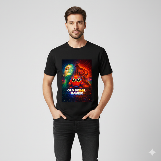 90s Raver T Shirt, Old Skool Raver