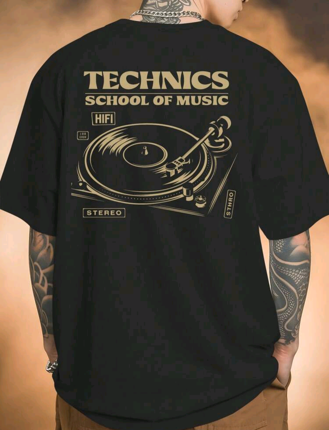 Technics The School Of Music 90s Rave Tee