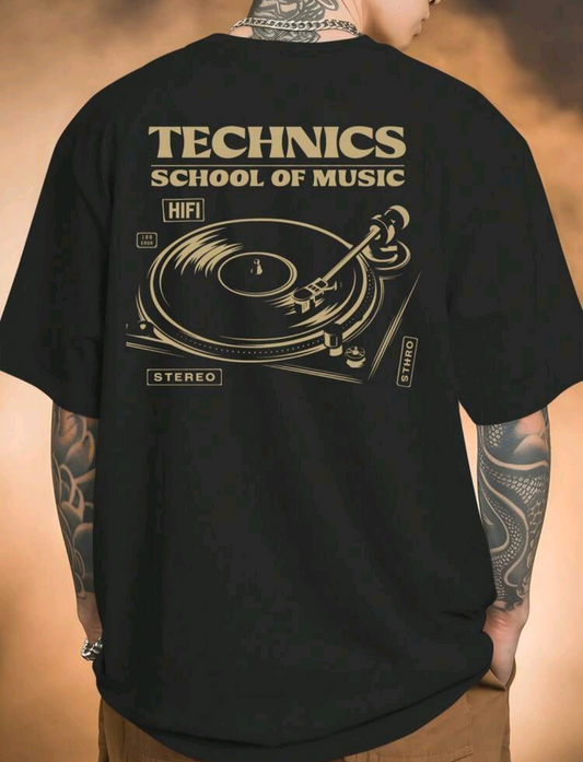 Technics The School Of Music 90s Rave Tee