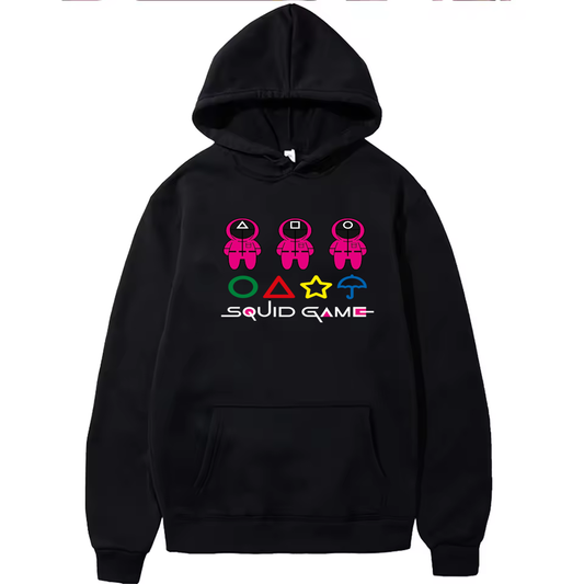 Squid Game Men Women Hoodie Unisex Squid Games Hooded Jumper