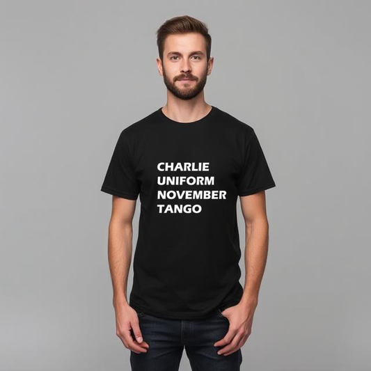 Charlie Uniform November Tango Cunt T Shirt